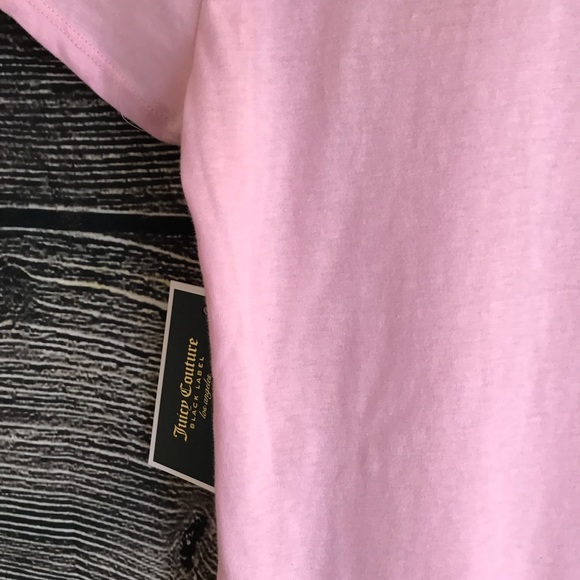 Juicy Couture Black Label LA T-Shirt Pink Large - Picture 5 of 8